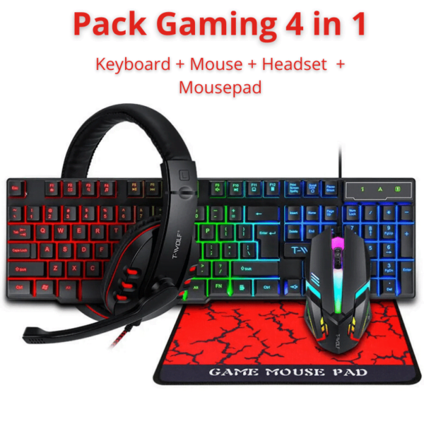 Pack Gaming 4 in 1