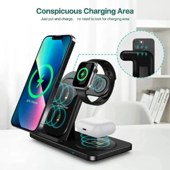 3 in 1 Wireless Charger Magnetic - Image 2